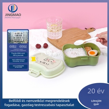 Ebédes doboz – műanyag Bento iskolásoknak, mikróban használható, 800–1000 ml, testreszabható logó, légmentesen záródó és hőszigetelő