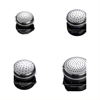 304 rozsdamentes acél fűszertartó doboz fűszergolyókkal és befőttesüveggel