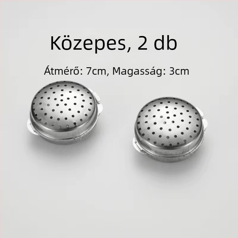 304 rozsdamentes acél fűszertartó doboz fűszergolyókkal és befőttesüveggel