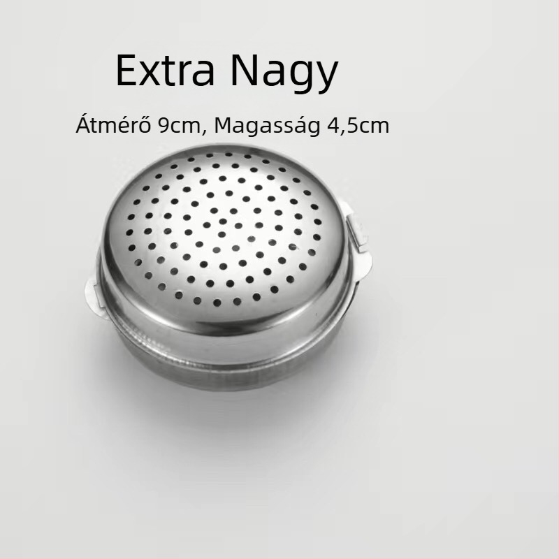 304 rozsdamentes acél fűszertartó doboz fűszergolyókkal és befőttesüveggel