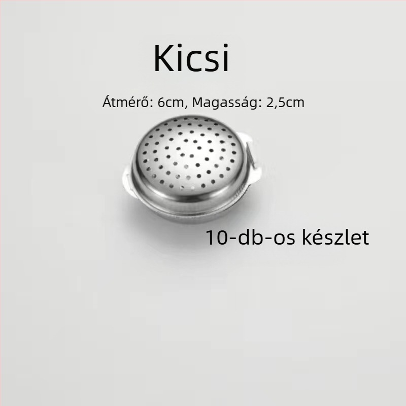 304 rozsdamentes acél fűszertartó doboz fűszergolyókkal és befőttesüveggel