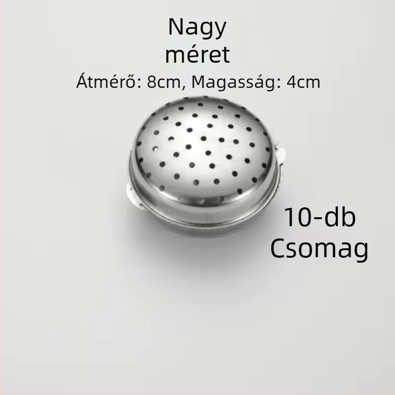 304 rozsdamentes acél fűszertartó doboz fűszergolyókkal és befőttesüveggel