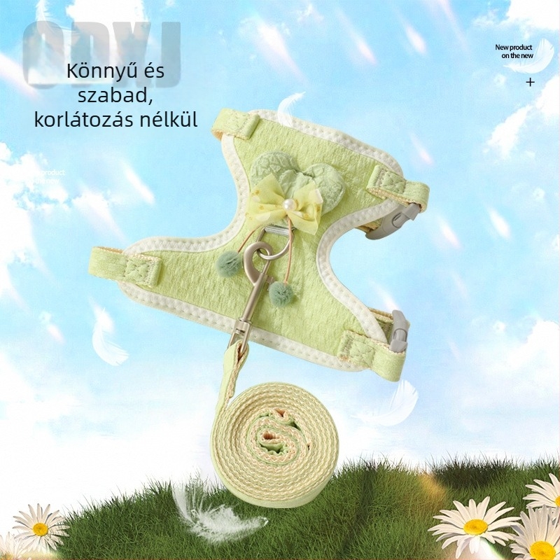 Macska sétáló hám kötél húzó, textil anyag, márka Xingning, csomagolás 200 darab