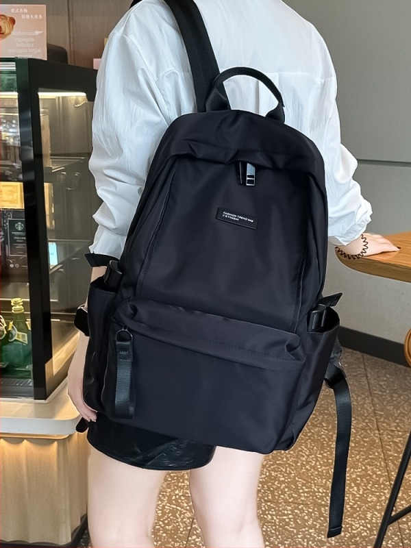 Laptop hátizsák, Texturált Oxford anyag, Uniszex, Nagy kapacitású, Vízálló cipzárral