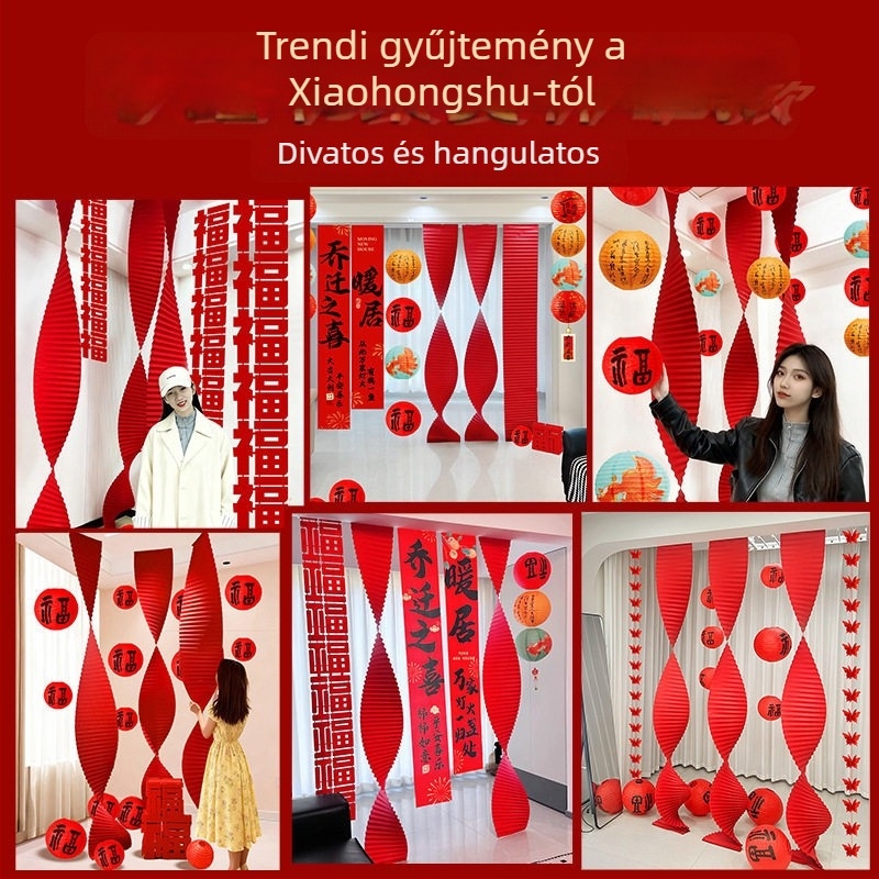Új otthon dekorációs készlet – textil bannerek, ünnepi stílusú dekoráció