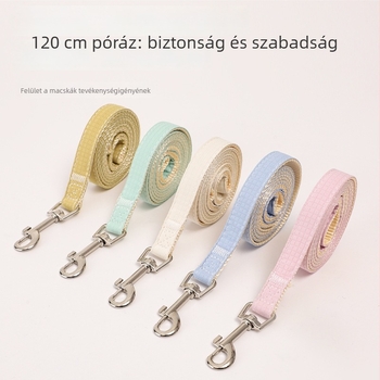 Nylon mellkasi hám kutyáknak – kis- és közepes méretűeknek, állítható, 200 darabos dobozban