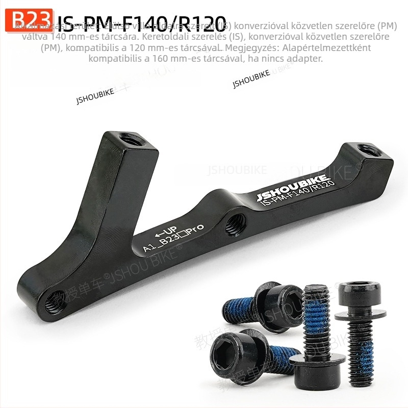 Hegymászó kerékpár tárcsaféka alap adapter, több rotormérettel kompatibilis, mechanikus vagy hidraulikus fékezés.