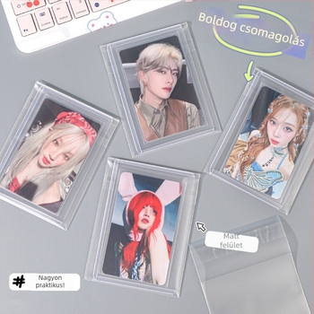 OPP öntapadós kártyatartó tasak matt felülettel; Anyag: műanyag; Gyártási mód: forró vágás; Cél: kártyák kibocsátása; Márka: Huasheng Source; Csomagolás típusa: csomagoló taska