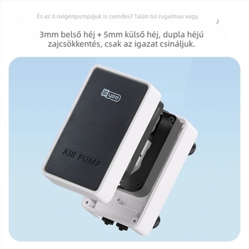 Yee akváriumi oxigénpumpa, csendes, otthoni használatra (Márka: Yee; Zaj: csendes; Alkalmazás: otthoni használat; Akvárium)