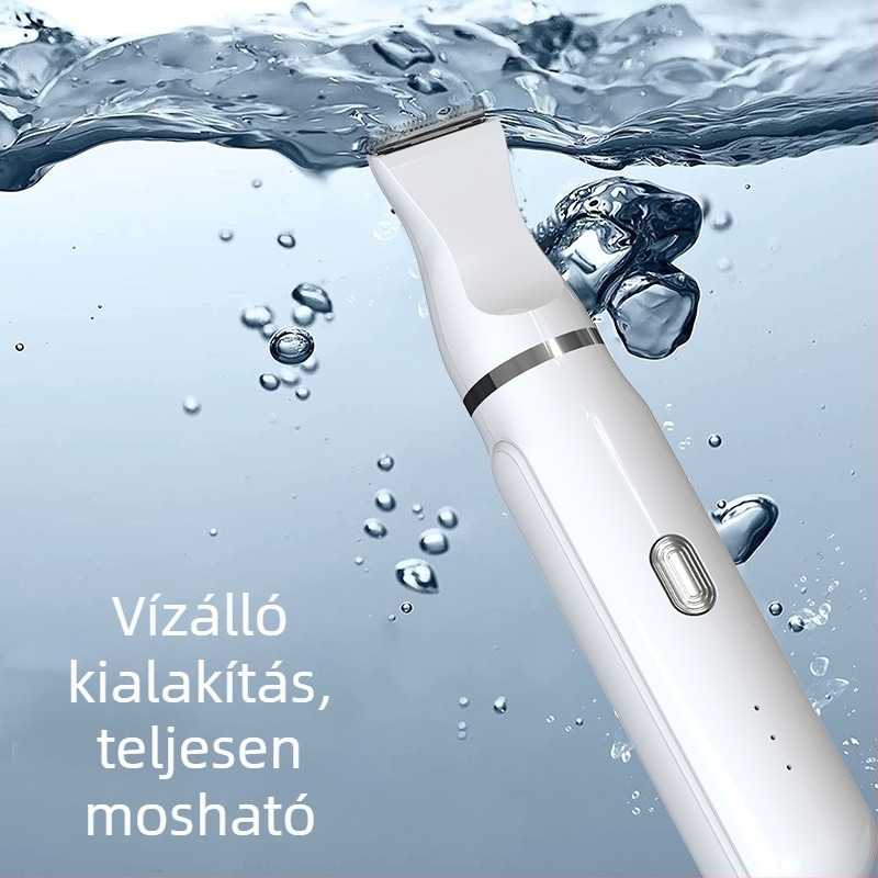 4-in-1 kisállatgondozó készlet: elektromos kutyavágó, mancs szőrtrimelő, elektromos körömcsiszoló macskáknak, ápolási készlet