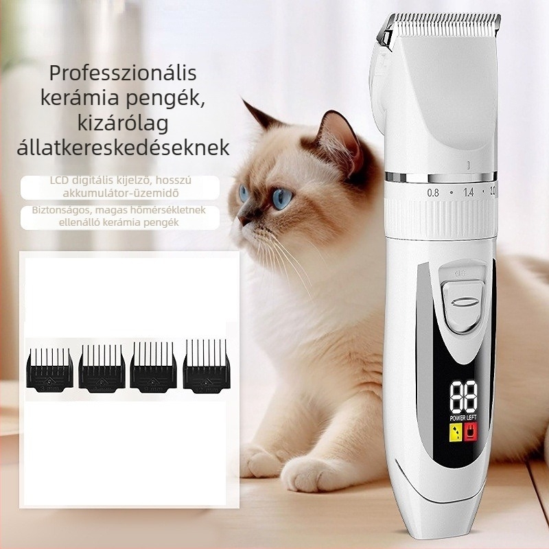 Dingnai kisállat szőrzet vágó klipper kutyáknak, Teddy stílusú szőrvágás, nagy teljesítményű elektromos klipper