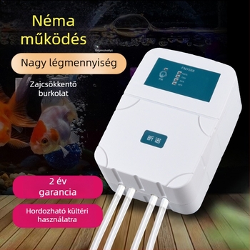 Oxigénpumpa FNY668, USB újratölthető, mechanikus működés, 4,2 V, 210
