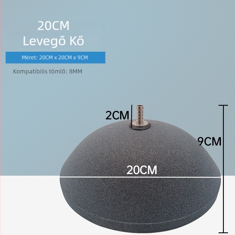 Akvaris buboréktálca légtetéséhez (Anyag: kavics; Termékkategória: buboréktálca; Kategória: Akvaris felszerelés; Import: Nem importált)