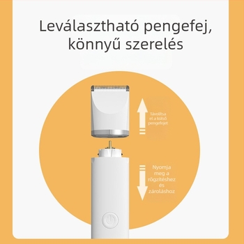 Elektromos kutya- és macskaápoló klipper – ABS anyag, márka Braid Night Pet, engedélyezett magánmárka, alkalmas kutyáknak