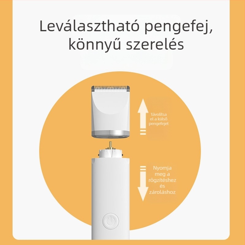 Elektromos kutya- és macskaápoló klipper – ABS anyag, márka Braid Night Pet, engedélyezett magánmárka, alkalmas kutyáknak