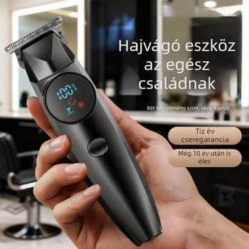 Elektromos hajvágó, újratölthető, titánium ötvözet pengékkel, beépített 1200–2000mAh akkumulátorral (1–3 óra üzemidő), leválasztható és mosható vágófej, vízálló, zaj <36 dB, háziállatoknak megfelelő