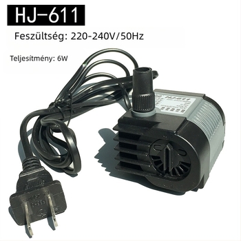 Mini merülőpumpa akváriumhoz — USB, keringő vízszivattyú, csendes és energiatakarékos; nem importált, súly 0.2