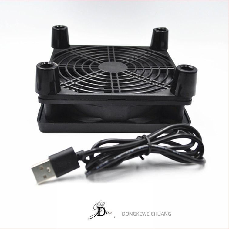 Hűtőventilátor routerekhez és set-top boxokhoz, modell 12025, 5V, 2300 RPM, olajcsapágy