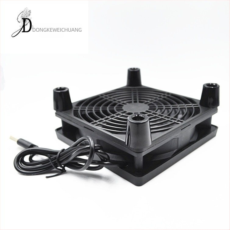 Hűtőventilátor routerekhez és set-top boxokhoz, modell 12025, 5V, 2300 RPM, olajcsapágy