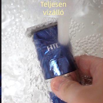 HTC vízálló professzionális elektromos hajvágó és trimmelő, USB digitális kijelző, teljesen mosható, beépített akkumulátor, otthoni használatra