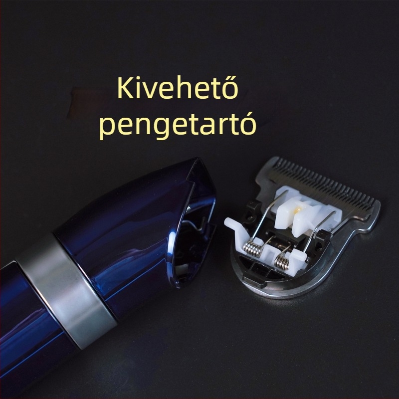 HTC vízálló professzionális elektromos hajvágó és trimmelő, USB digitális kijelző, teljesen mosható, beépített akkumulátor, otthoni használatra