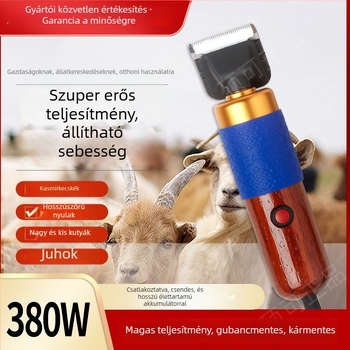Elektromos gyapjúvágó olló sebességszabályzóval juhok nyírásához