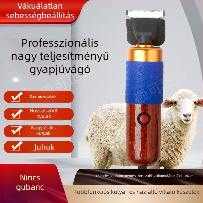 Elektromos gyapjúvágó olló sebességszabályzóval juhok nyírásához