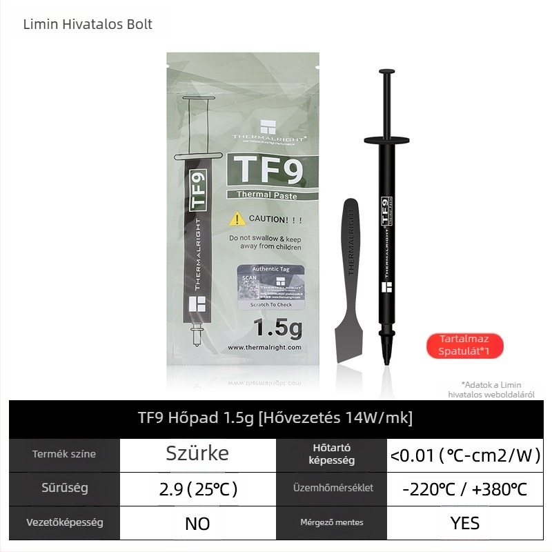 Thermalright TF8 2g hűtőszilikon paszta CPU-hoz