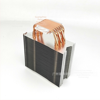 Félvezető CPU hűtő 6 réz hőcsővel, hőcső hűtés, 2000 rpm, zaj 20 dB