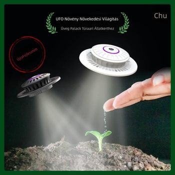 Teljes spektrumú növényvilágító lámpa mikro tájhoz – 4 LED, 230 lm, 6500K, 220V, 63 lm/W