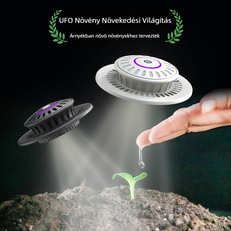 Teljes spektrumú növényvilágító lámpa mikro tájhoz – 4 LED, 230 lm, 6500K, 220V, 63 lm/W