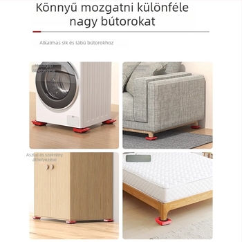 Poroloni cz-001 Nehéz bútorokhoz való mozgó görgőalap — Univerzális görgős rendszer, hidegen hengerelt acélból