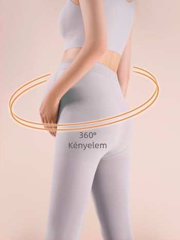 Terhességi kötött leggings tavasz-őszi-téli szezonokra, fleece-bevonatú és vastag velúr talppal, modell 8271