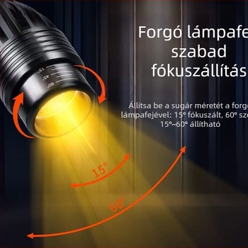 Zoomoló LED-akvarisztikai világítás vízi növényekhez, alumíniumötvözet, 8–18W/22W, 386 g