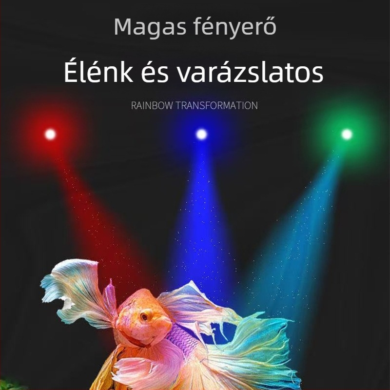 LED akváriumfény – Mingqi, PC anyag, 1W teljesítmény, 100 g tömeg