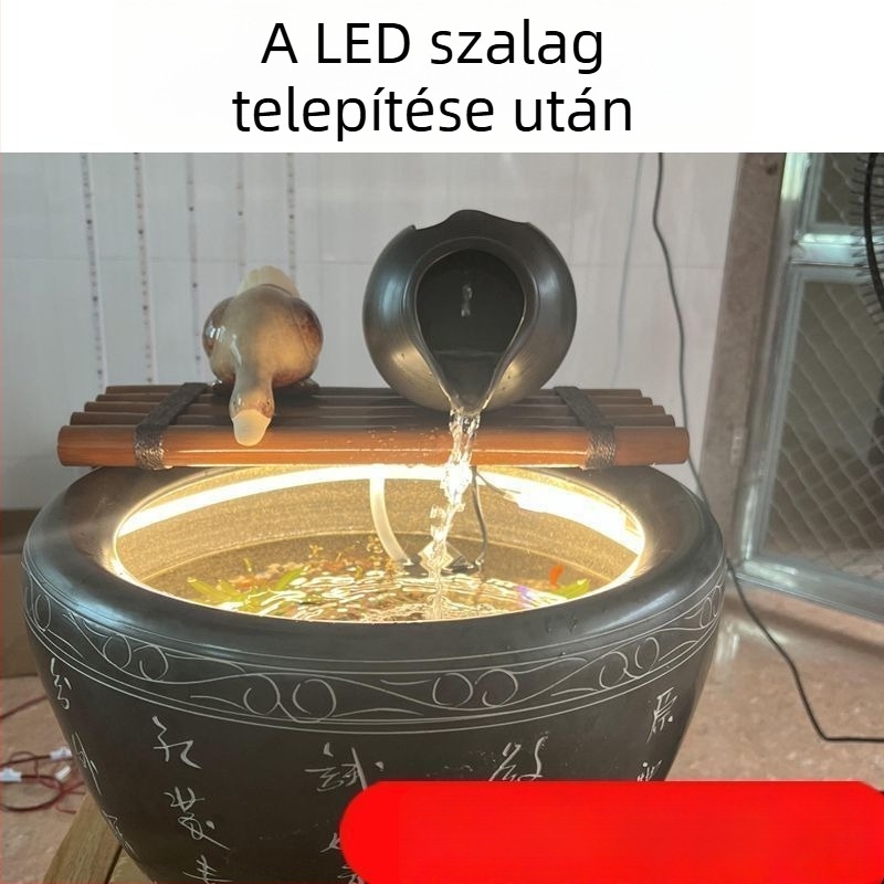 Akváriumhoz való COB szilikon LED-szalag, víz alatti, 24V, 5–10W, csillapításmentes fény, tartós, egyenletes világítás