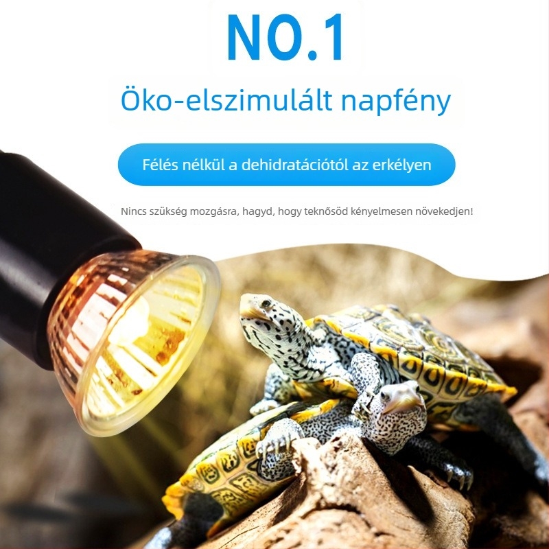 Technős UVA/UVB napfény-lámpa – fűtés és szigetelés a terráriumhoz, Márka Running around, Súly 1.0 kg, Importált: Nem