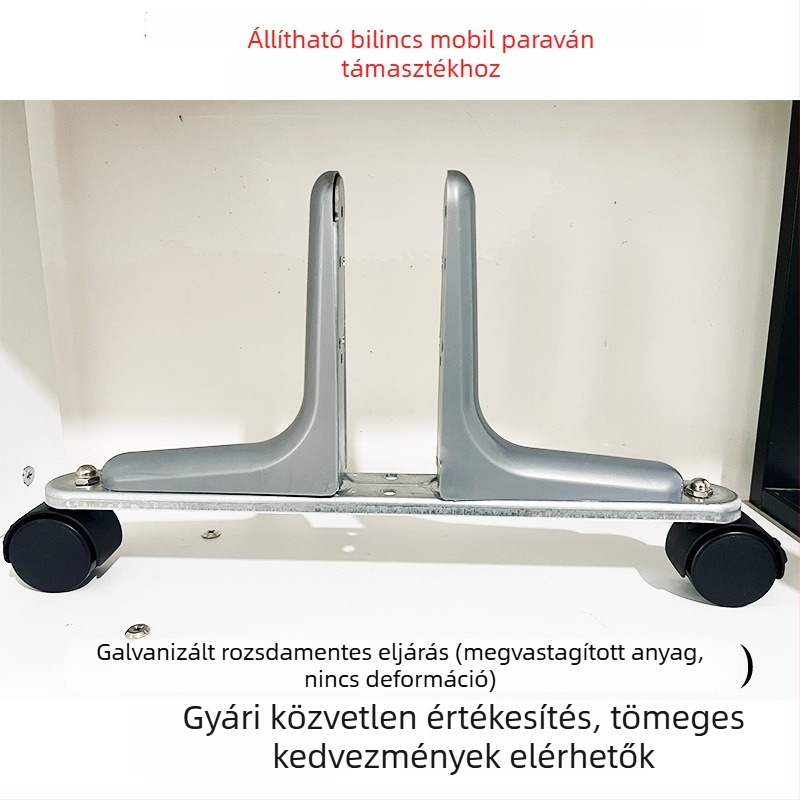 Állítható tartó lábak válaszfalakhoz, mozgatható alap