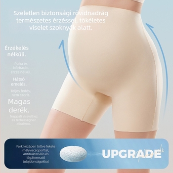Anyasági leggings szellős nylon keverékből, magas derekú, expozíció elleni védelem, nyári kényelem