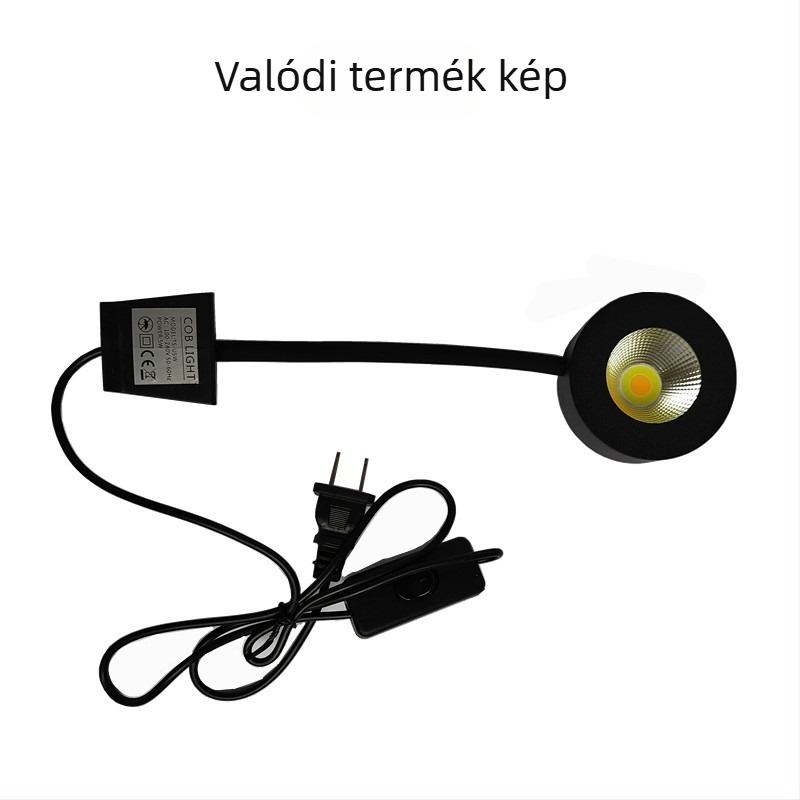 COB akváriumi klipe LED lámpa háromszínű dimmeléssel, teljes spektrum, alumínium ötvözet, 5W