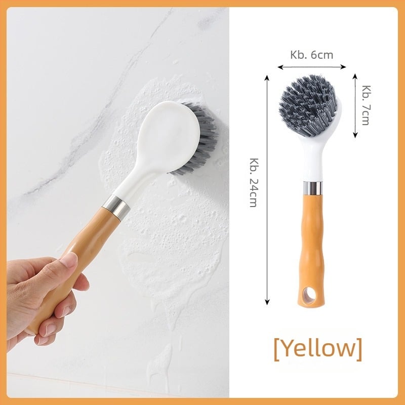 Hosszú nyeletű mosdó- és fürdőszobai tisztítóecset, csempeecset, műanyag