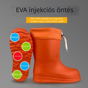 GenZ férfi EVA esőcsizmák - ultra könnyűek, magas szárúak, olaj- és lúgálló, csúszásmentes, vízálló