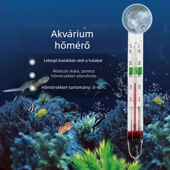 Úszó akváriumi hőmérő — általános funkció; Anyag: Más; Importálás: Nem; Magánmárkák: Nem; Kategória: Hőmérő