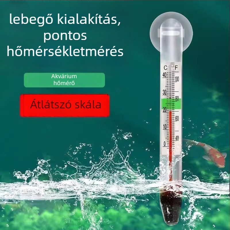 Úszó akváriumi hőmérő — általános funkció; Anyag: Más; Importálás: Nem; Magánmárkák: Nem; Kategória: Hőmérő