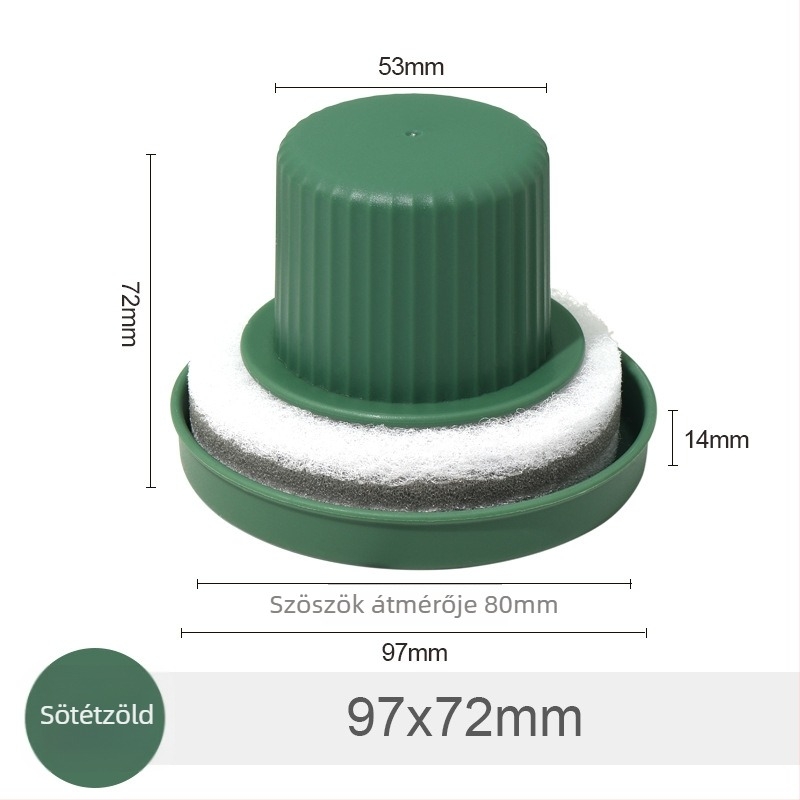 Mosdó tisztító ecset nyéllel, műanyag, 50 g, 200 darabos készlet, OPP zacskó