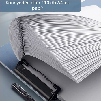 A4-es műanyag író tábla csipeszekkel, diákoknak