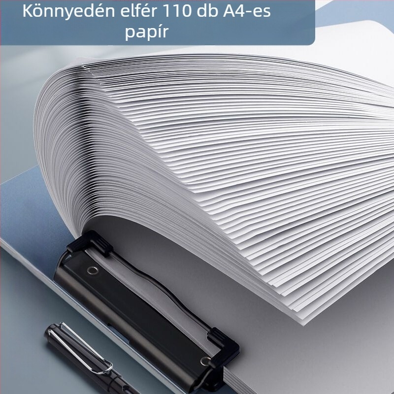 A4-es műanyag író tábla csipeszekkel, diákoknak