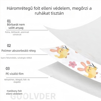 Gyerekeknek készült egyszer használatos ujjjvédők – uniszex, foltálló, karikatúra stílus – 2025 őszön debütál