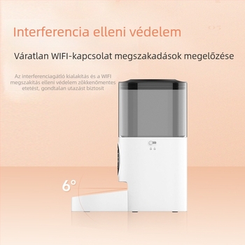 Macskák számára készült okos etető Wi-Fi-vel: időzített és adagolt etetés
