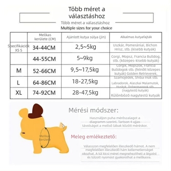 Denim kutya mellény stílusú mellkasi hám közepes és nagy testű kutyáknak